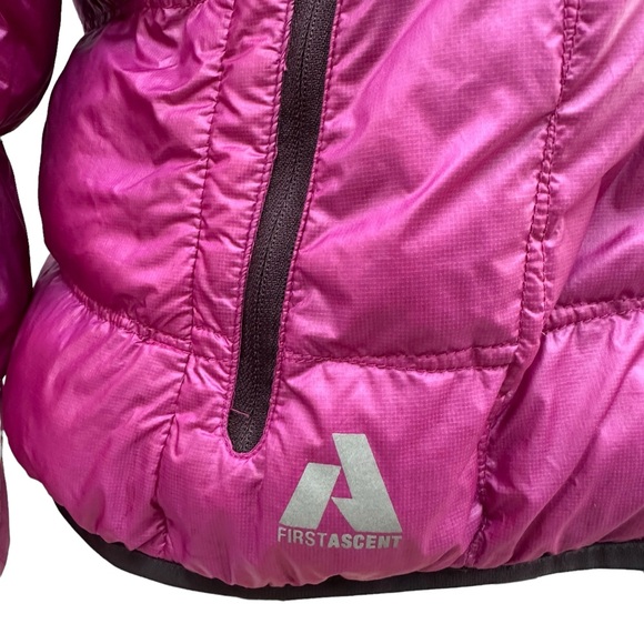 EDDIE BAUER First Ascent EB800 Down Filled Full-Zip Puffer Jacket in Magenta - Picture 4 of 16